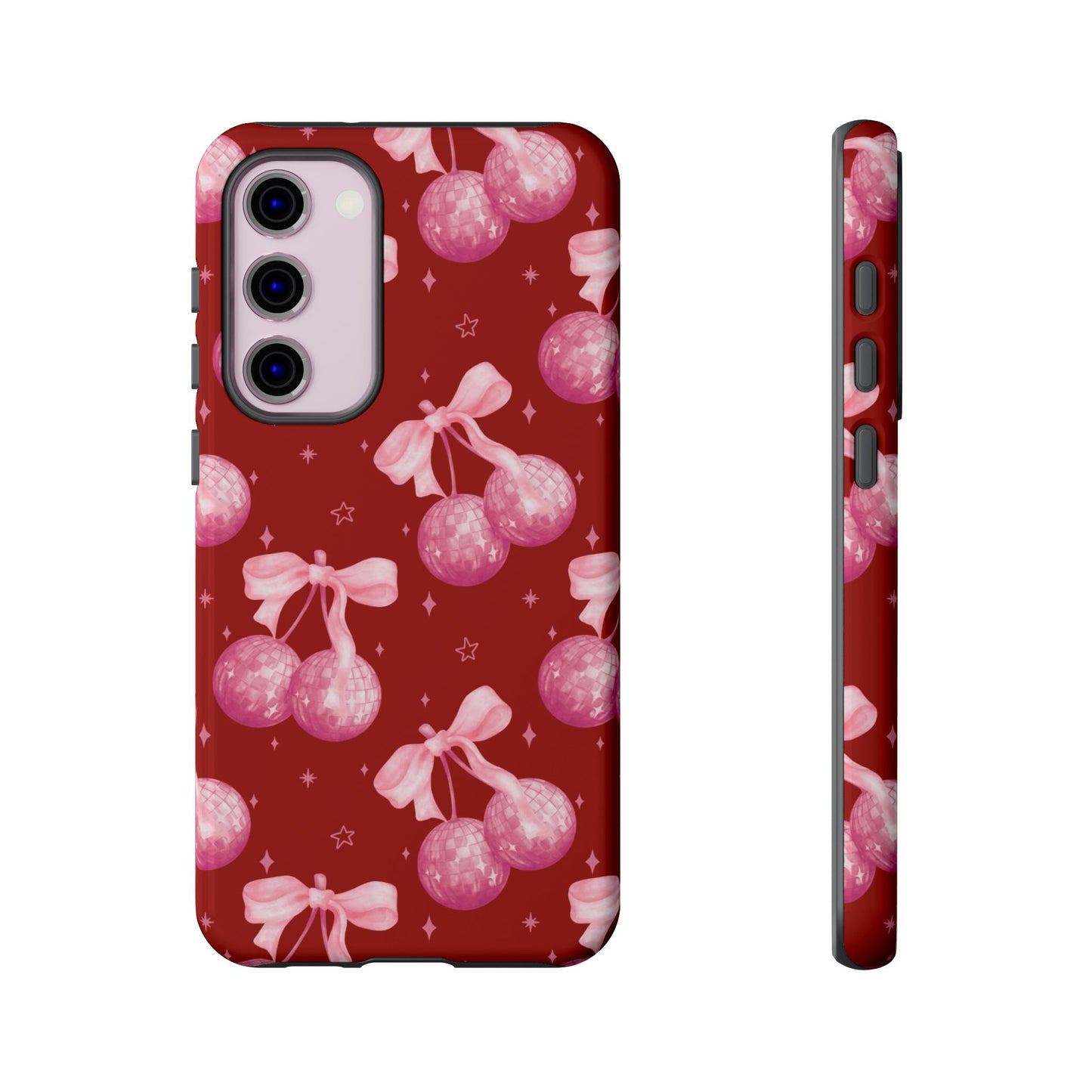 Festive Glitter Ball Phone Case - Holiday Cheer Design
