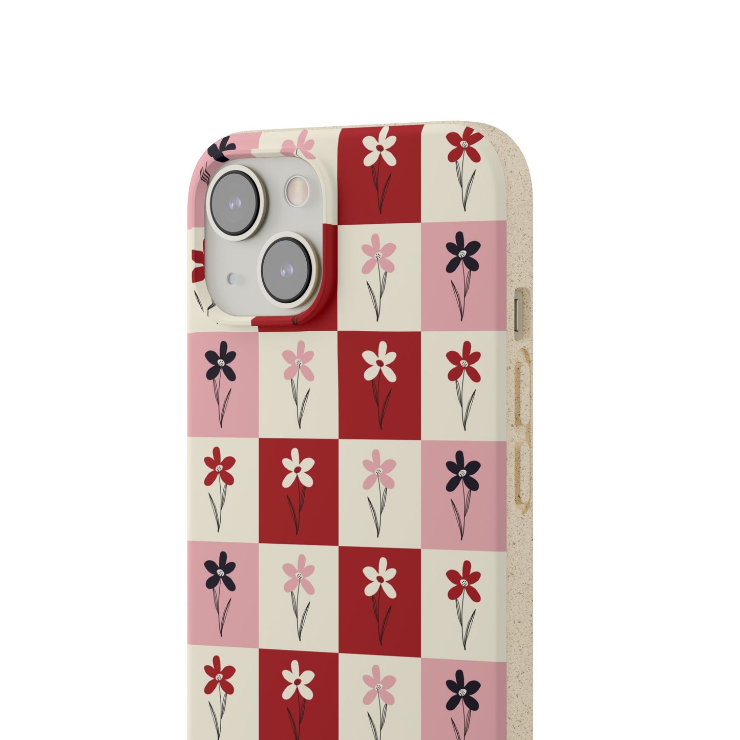 Pop Petal Plaid Eco-Friendly Phone Cases | Biodegradable | Sustainable