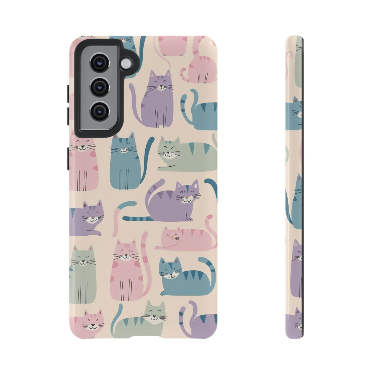 Cute Cat Phone Case - Tough & Stylish Pet Lover Accessory