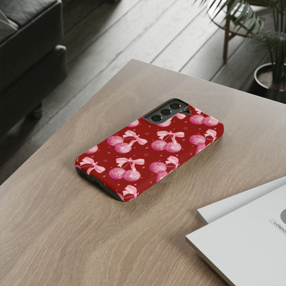 Festive Glitter Ball Phone Case - Holiday Cheer Design