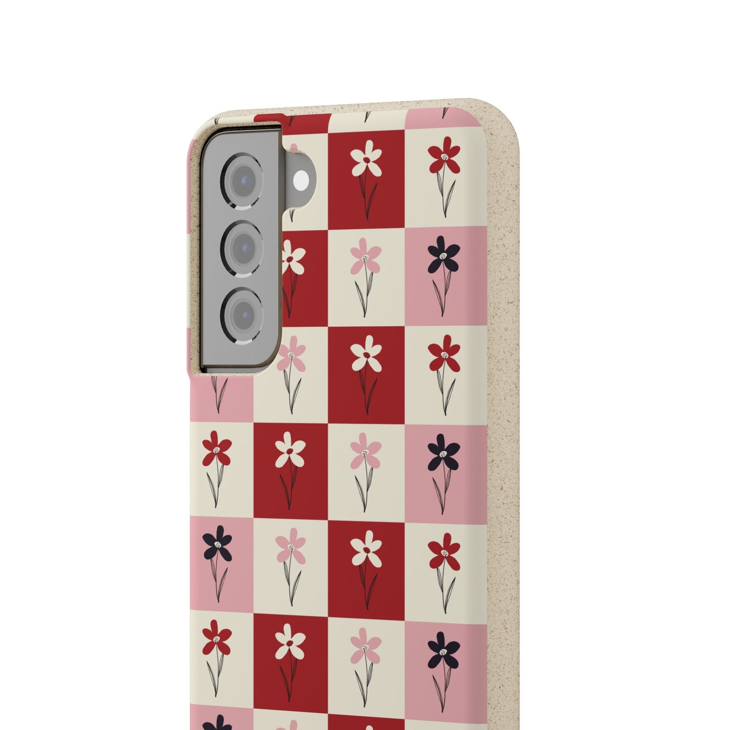 Pop Petal Plaid Eco-Friendly Phone Cases | Biodegradable | Sustainable