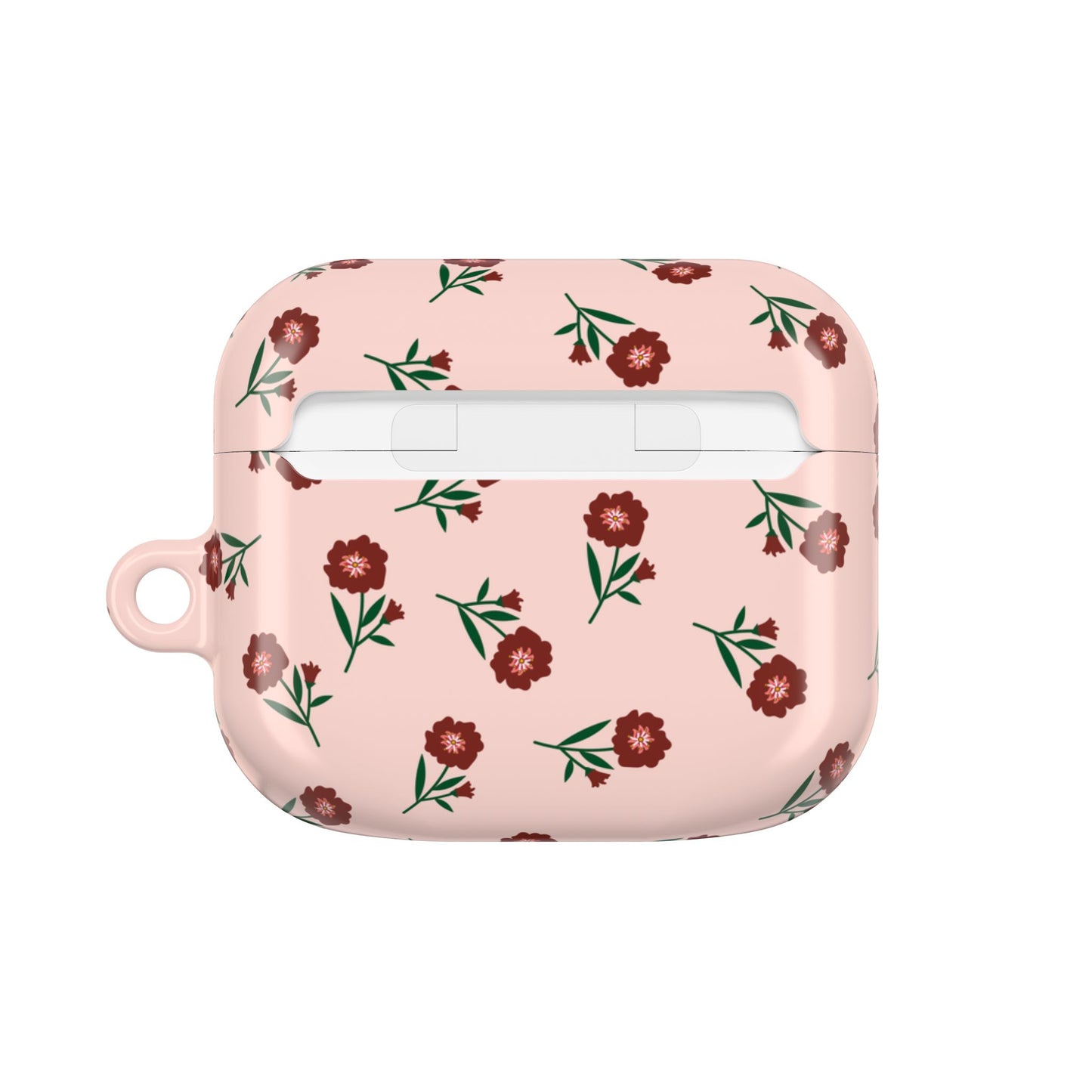 Crimson Bloom AirPod Case