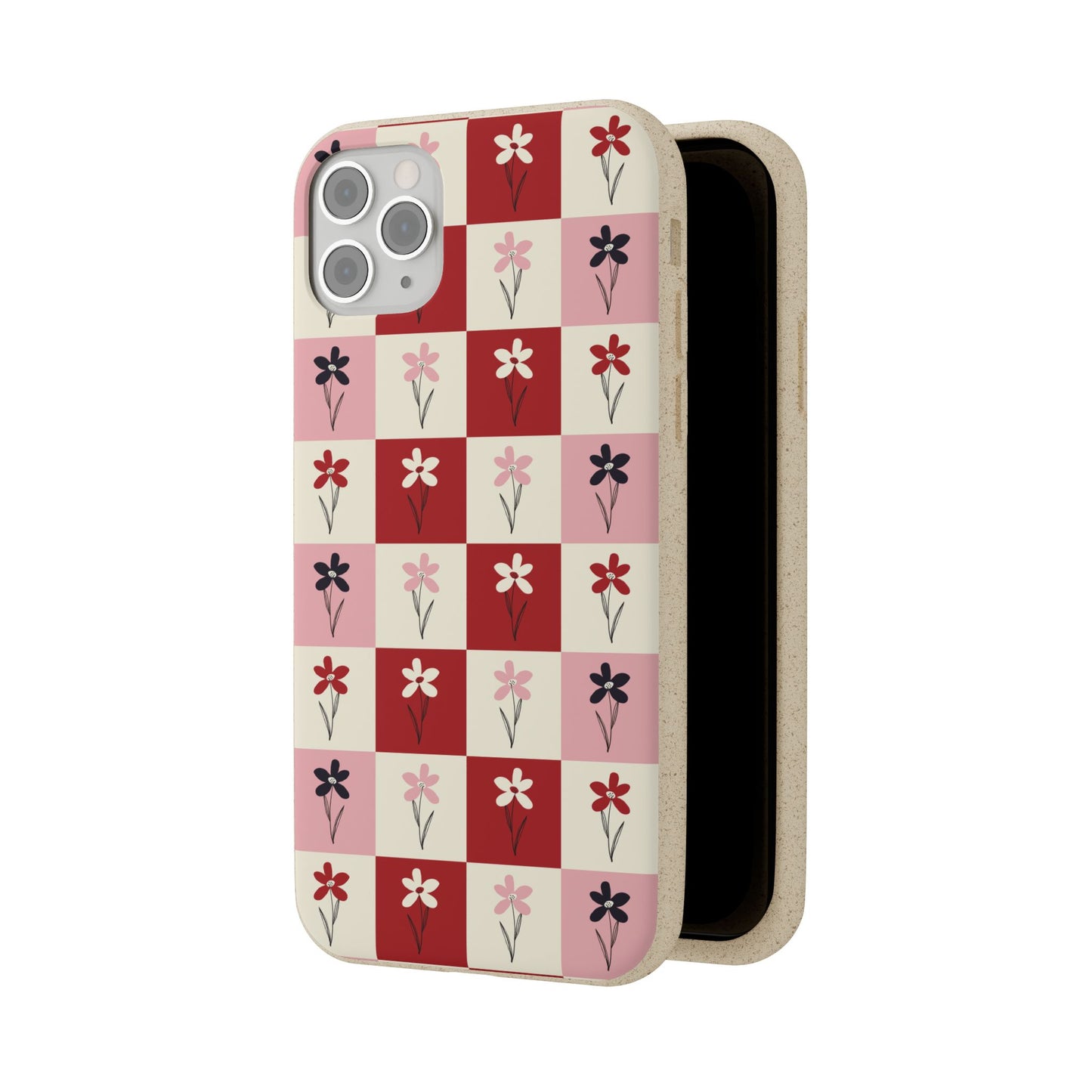 Pop Petal Plaid Eco-Friendly Phone Cases | Biodegradable | Sustainable