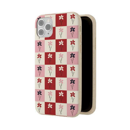 Pop Petal Plaid Eco-Friendly Phone Cases | Biodegradable | Sustainable