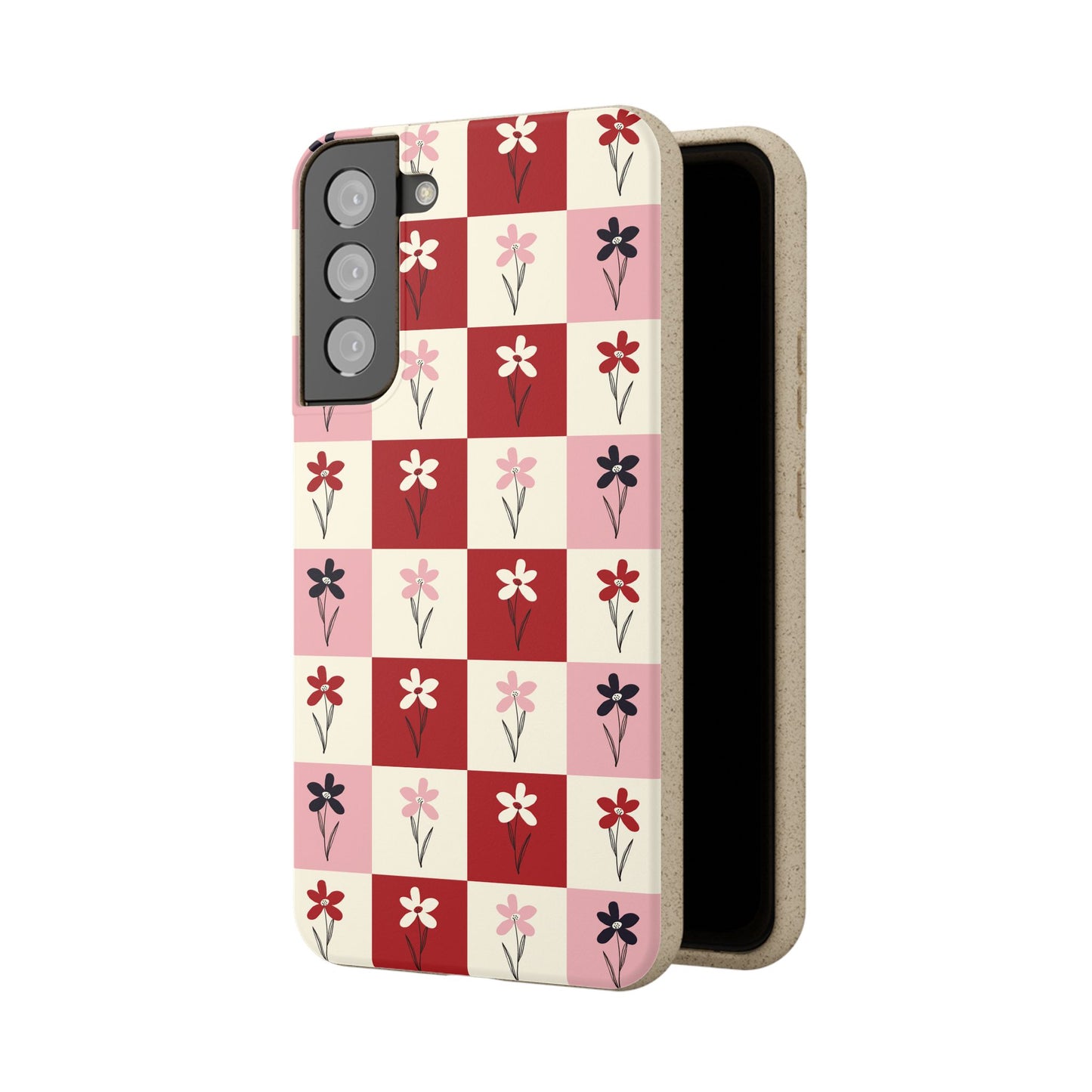Pop Petal Plaid Eco-Friendly Phone Cases | Biodegradable | Sustainable