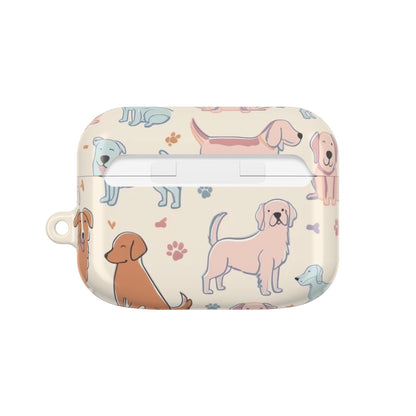 Cute Dog Pattern AirPod Case – Pet Lover Gift