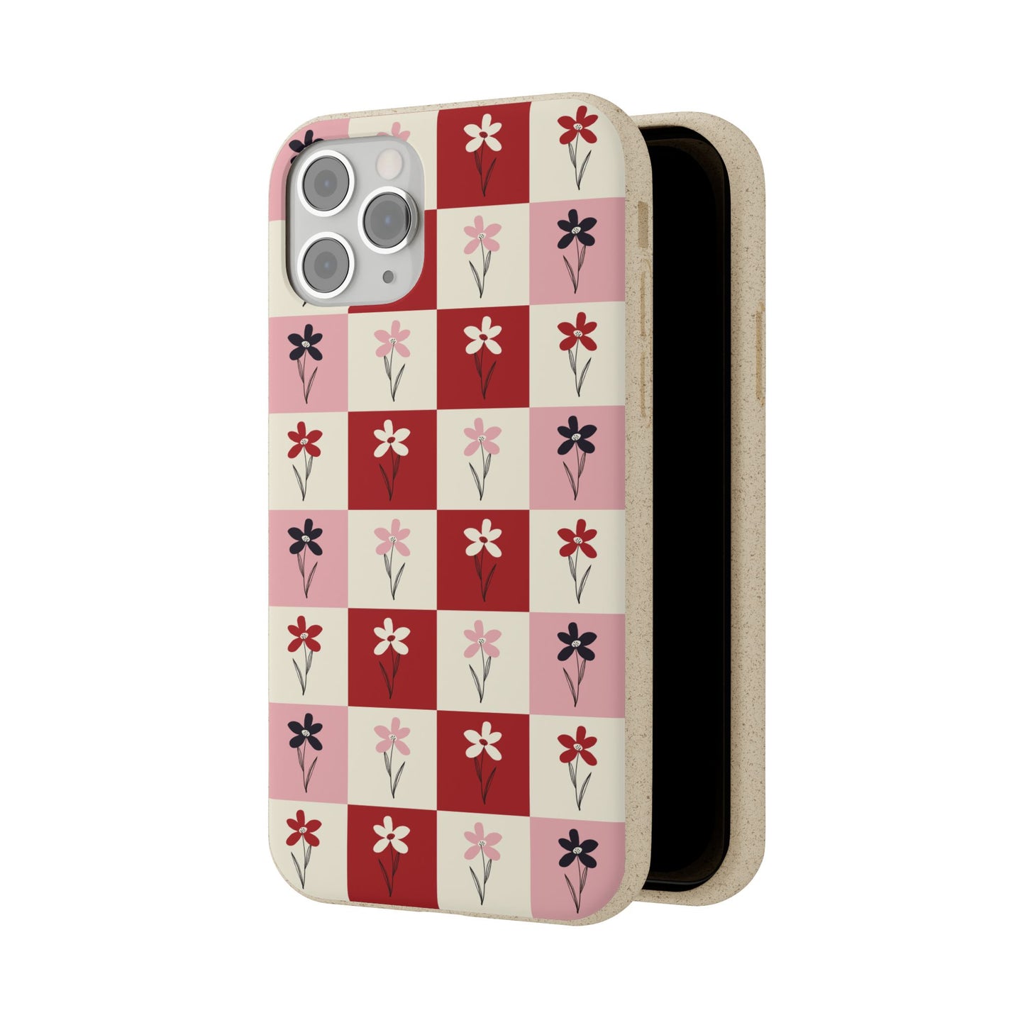 Pop Petal Plaid Eco-Friendly Phone Cases | Biodegradable | Sustainable