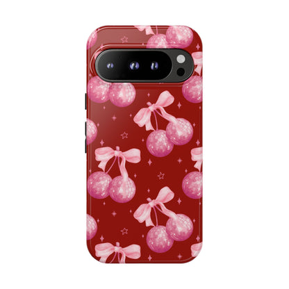 Festive Glitter Ball Phone Case - Holiday Cheer Design