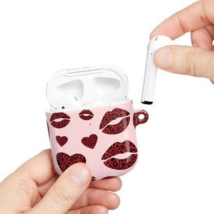 Leopard Kiss AirPod Case – Stylish Love and Wild Vibes