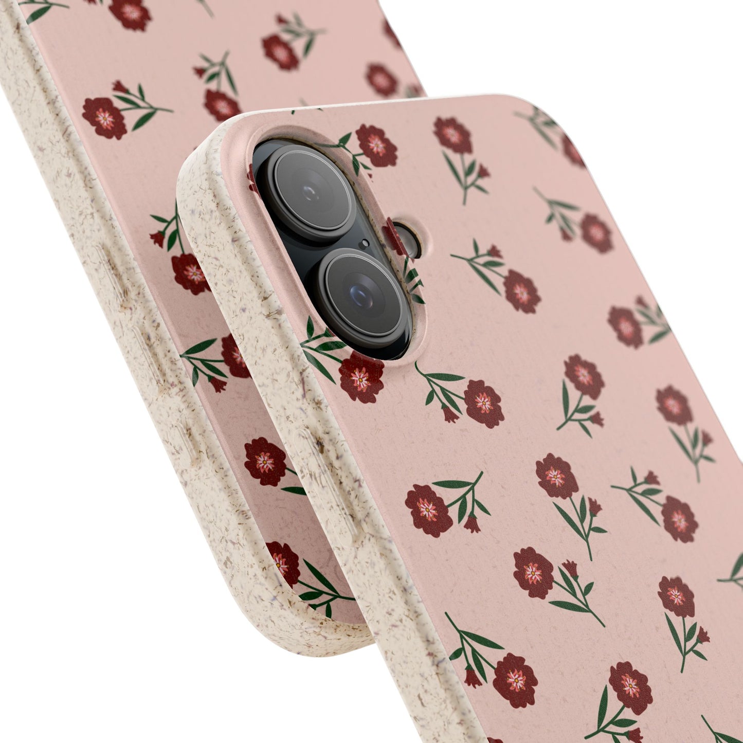 Crimson Bloom Eco-Friendly Phone Cases | Biodegradable | Sustainable