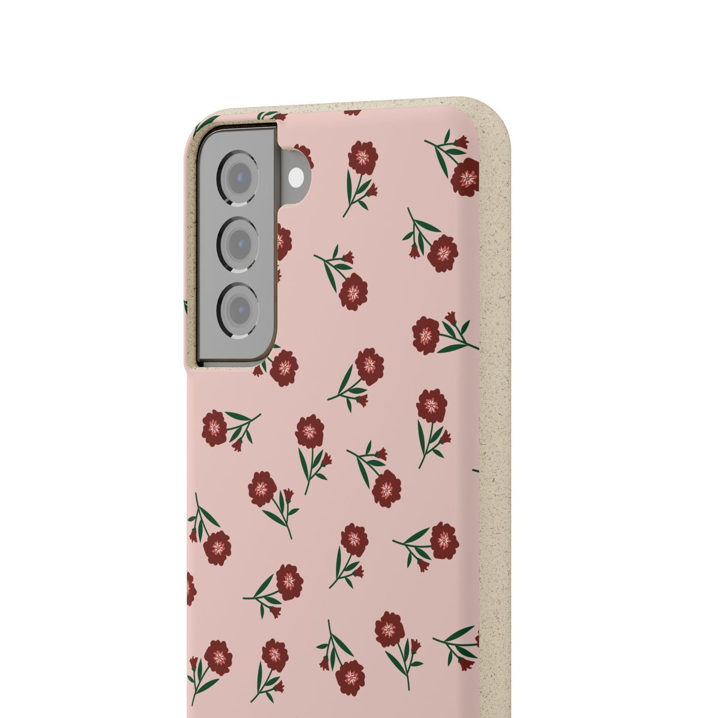 Crimson Bloom Eco-Friendly Phone Cases | Biodegradable | Sustainable