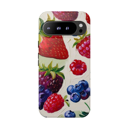 Berry Floral Phone Case - Tough Cases for Fruit Lovers