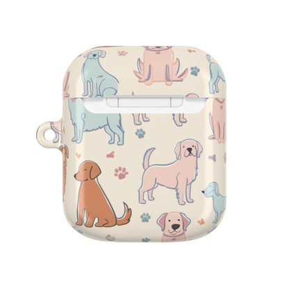 Cute Dog Pattern AirPod Case – Pet Lover Gift