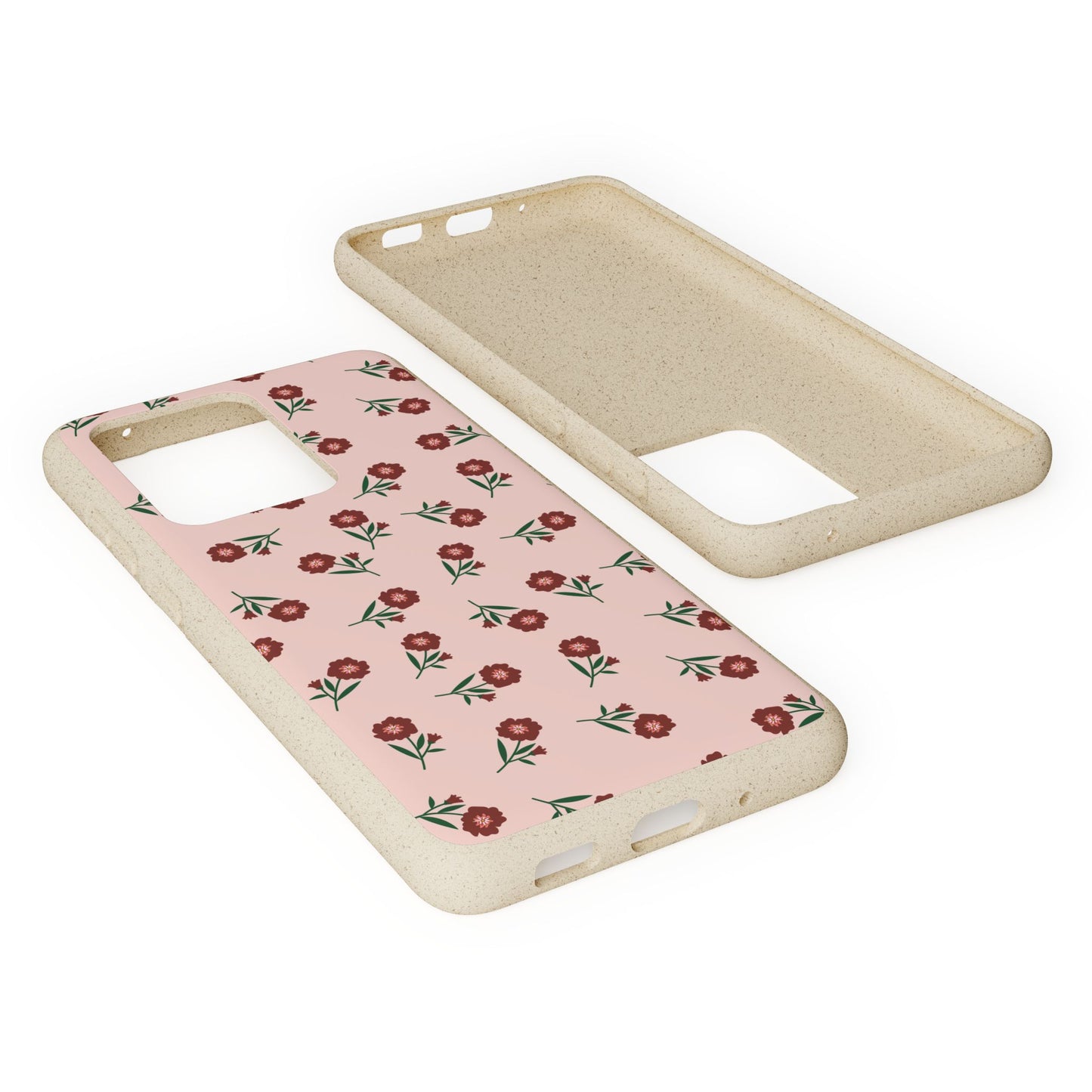 Crimson Bloom Eco-Friendly Phone Cases | Biodegradable | Sustainable