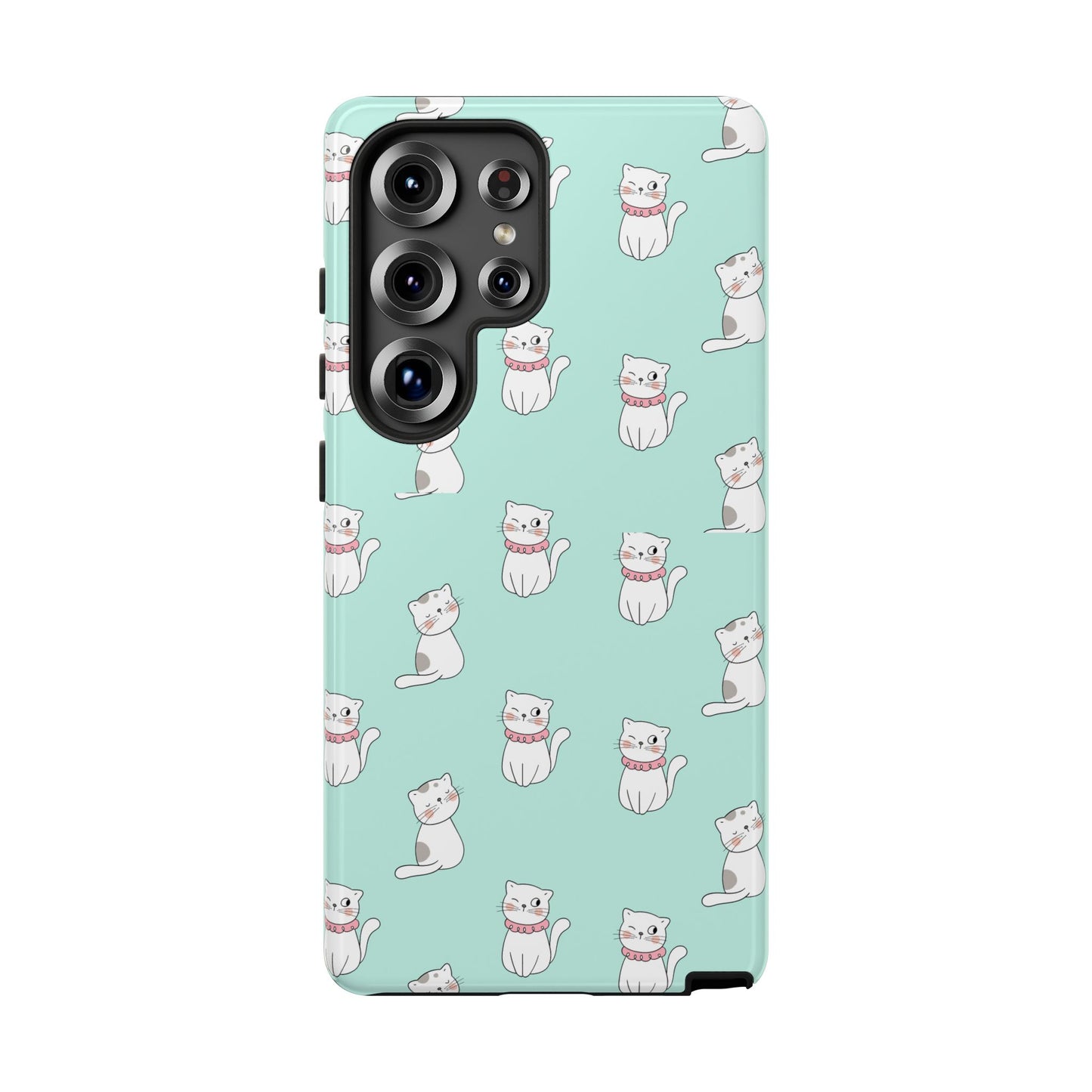 Cute Cat Pattern Phone Case for Cat Lovers