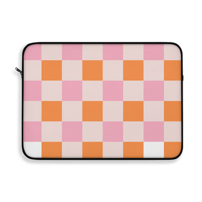 Colorful Checker Laptop Sleeve | Stylish Computer Case