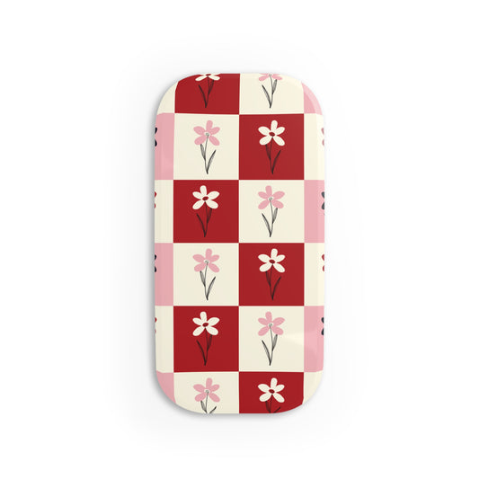 Pop Petal Plaid Phone Grip