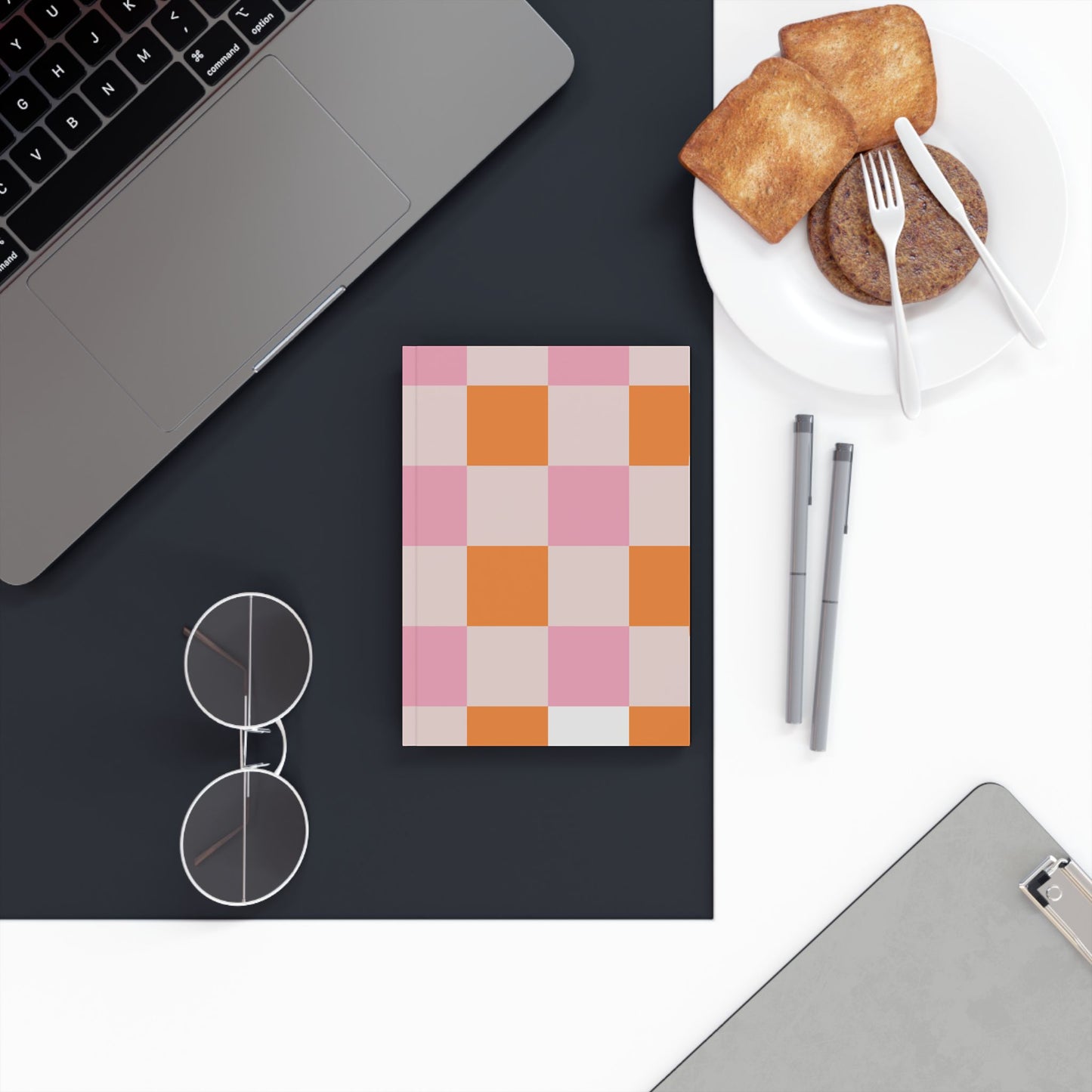 Colorful Checker Hard Backed Journal | Note-Taking | Diary Writing | Sketching | Back to School
