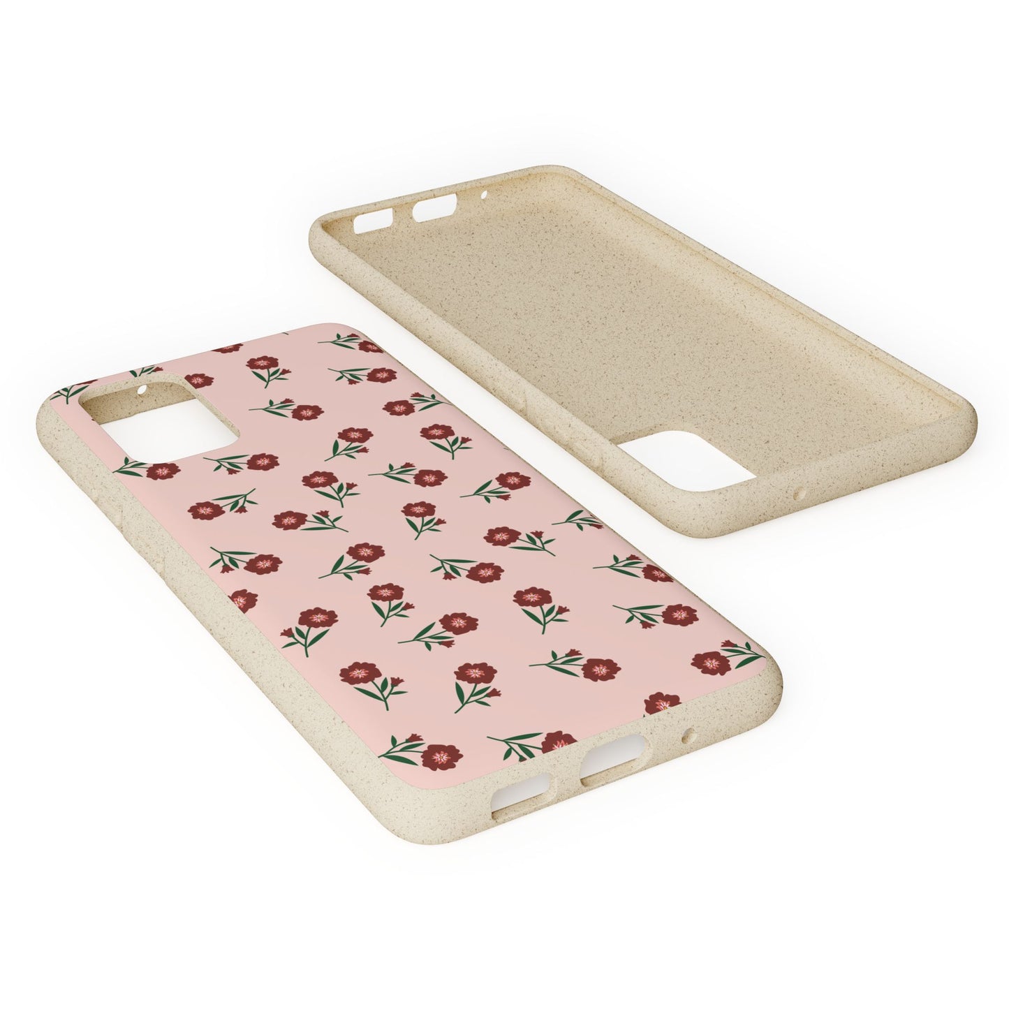 Crimson Bloom Eco-Friendly Phone Cases | Biodegradable | Sustainable