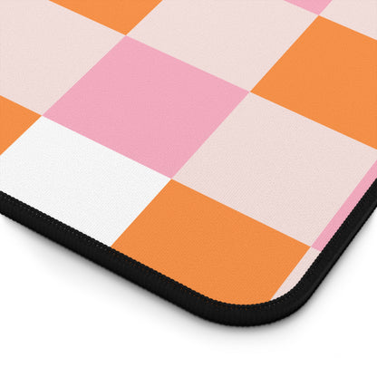Colorful Checker Desk Mat