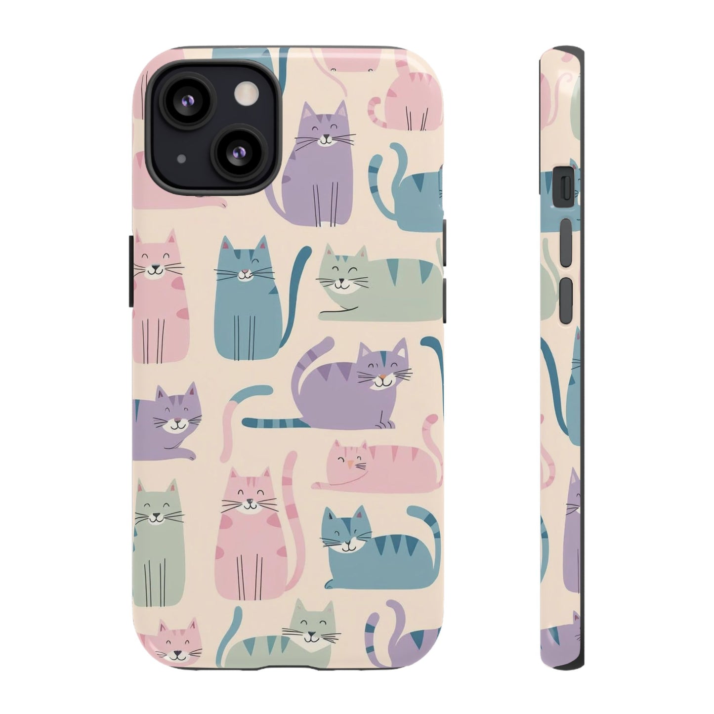 Cute Cat Phone Case - Tough & Stylish Pet Lover Accessory