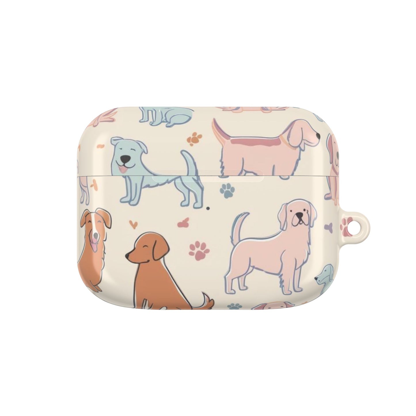 Cute Dog Pattern AirPod Case – Pet Lover Gift