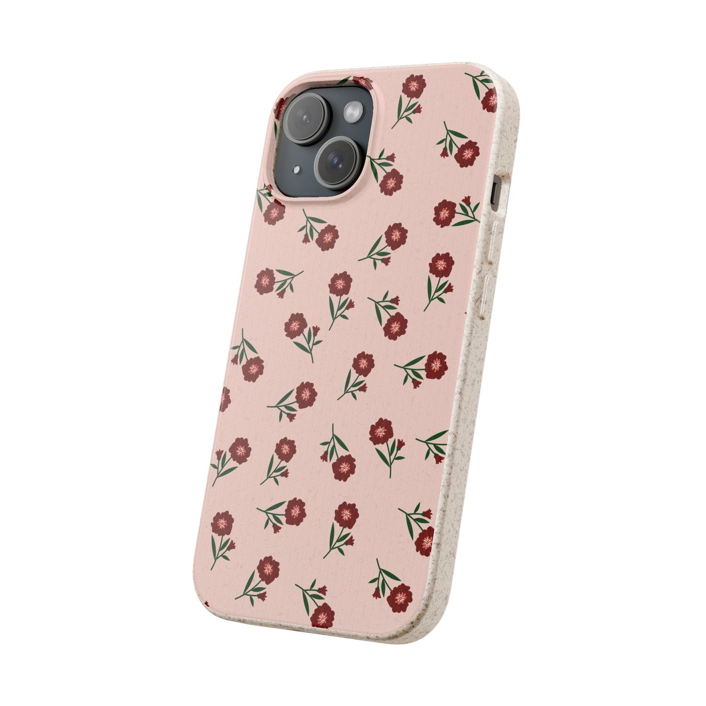 Crimson Bloom Eco-Friendly Phone Cases | Biodegradable | Sustainable