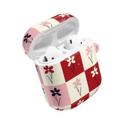 Pop Petal Plaid AirPod Cases