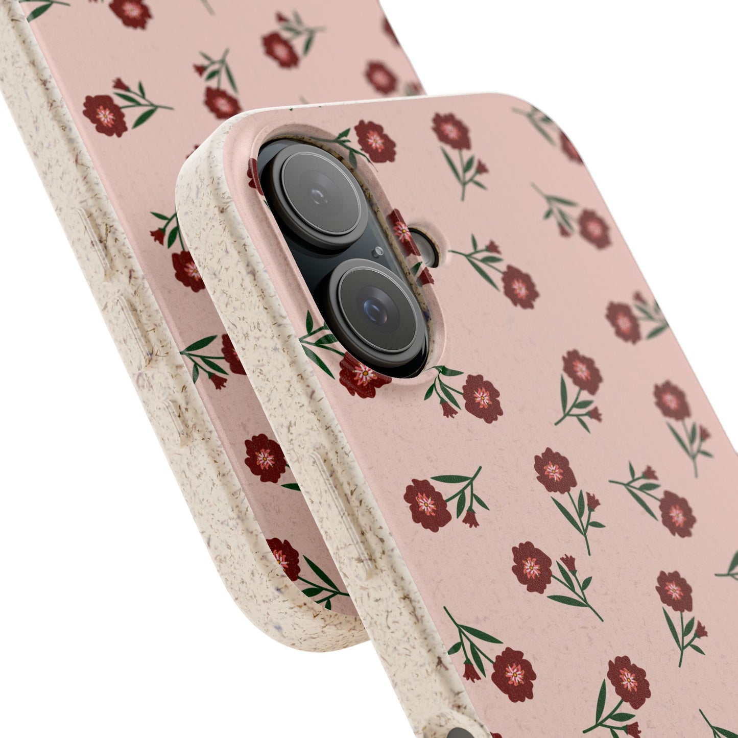 Crimson Bloom Eco-Friendly Phone Cases | Biodegradable | Sustainable