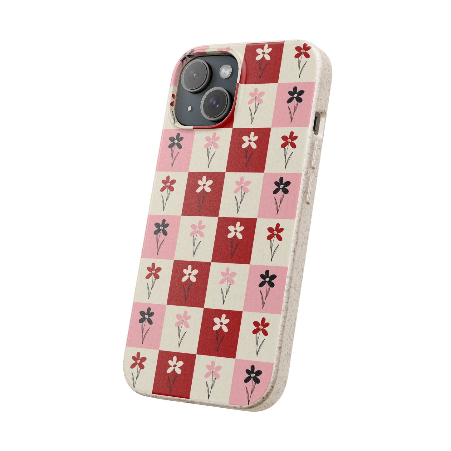 Pop Petal Plaid Eco-Friendly Phone Cases | Biodegradable | Sustainable