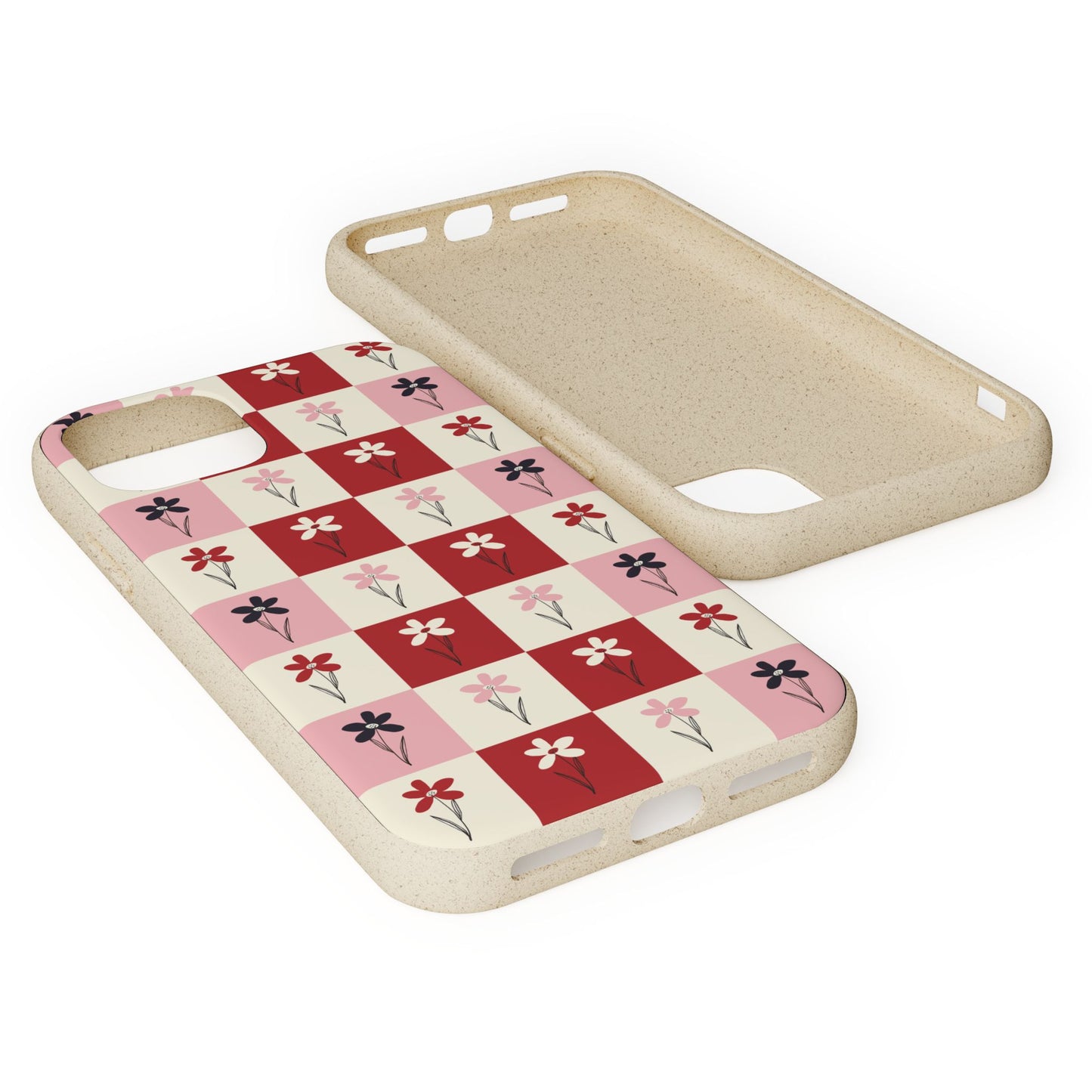Pop Petal Plaid Eco-Friendly Phone Cases | Biodegradable | Sustainable