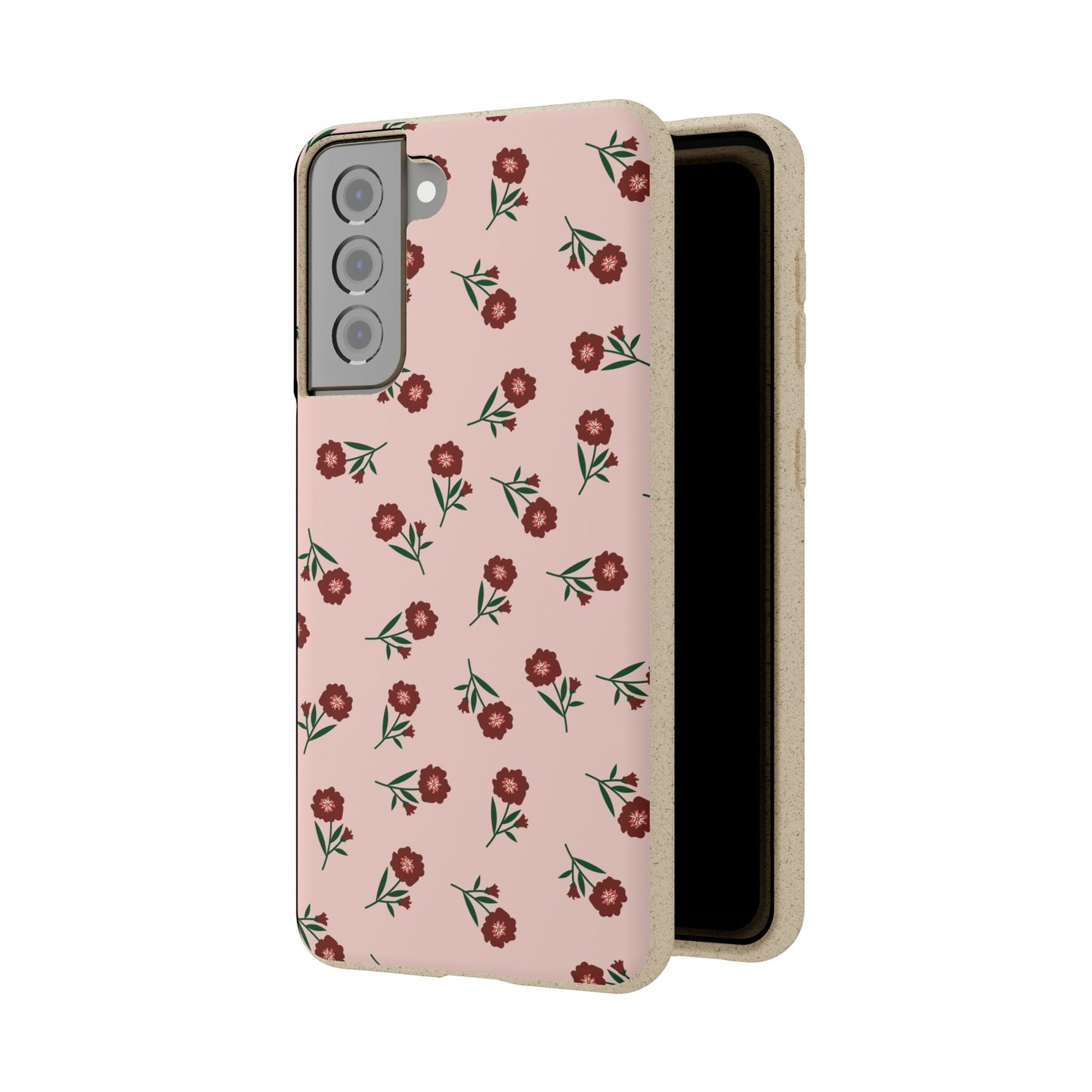 Crimson Bloom Eco-Friendly Phone Cases | Biodegradable | Sustainable
