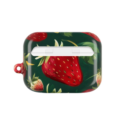 Strawberry AirPod Case - Cute Floral Accessory for Music Lovers