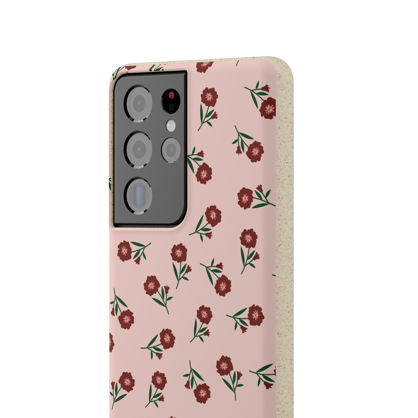 Crimson Bloom Eco-Friendly Phone Cases | Biodegradable | Sustainable