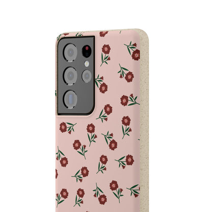 Crimson Bloom Eco-Friendly Phone Cases | Biodegradable | Sustainable