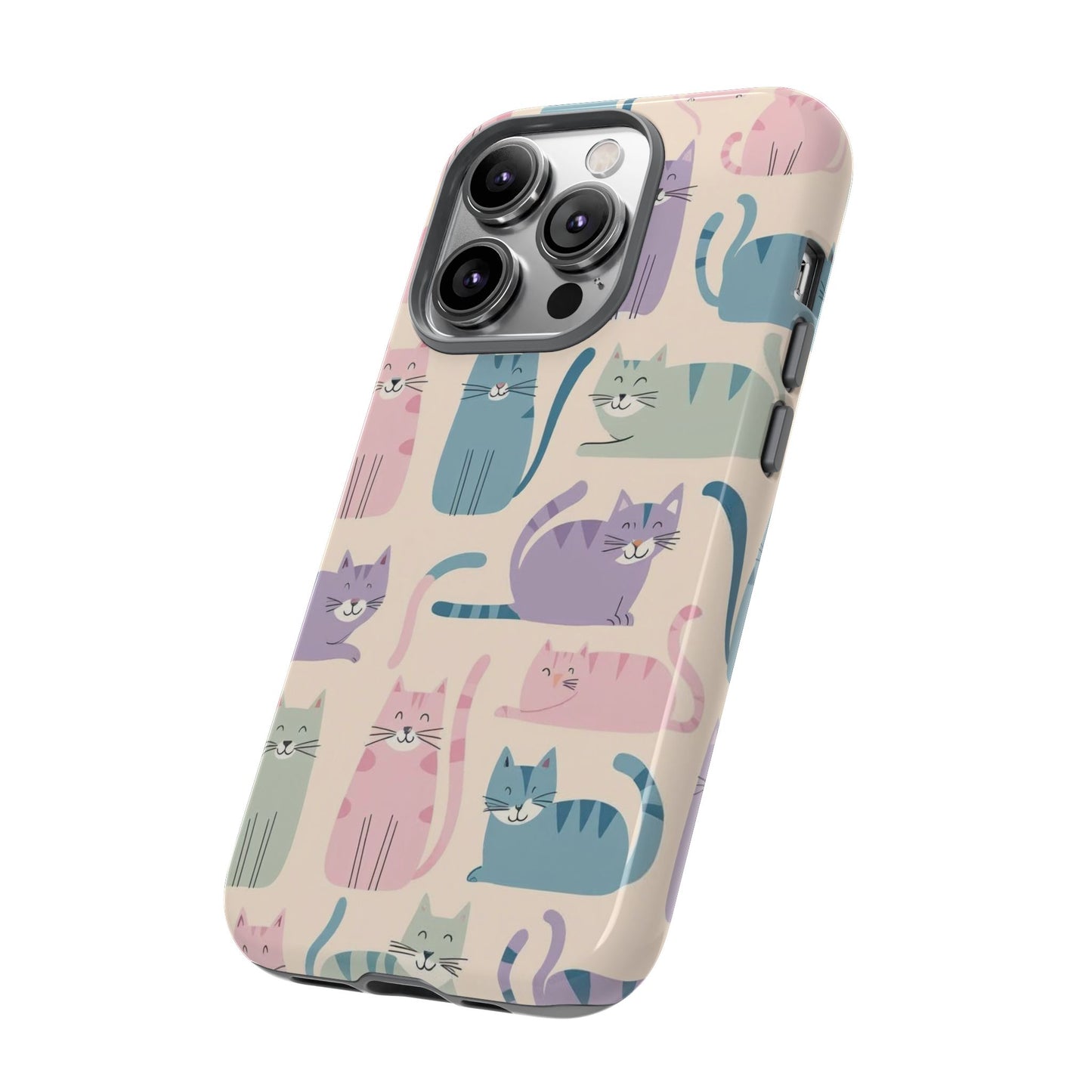 Cute Cat Phone Case - Tough & Stylish Pet Lover Accessory