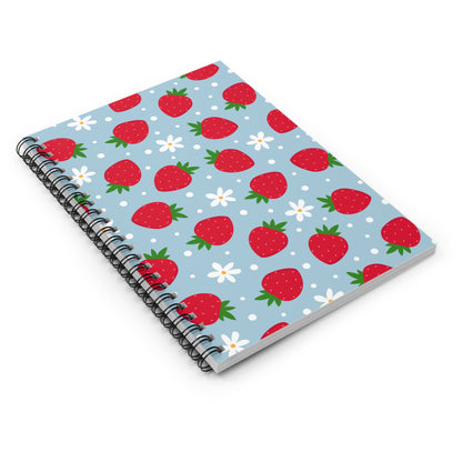 Skyberry Daisy Spiral Notebook | Ruled | Journal