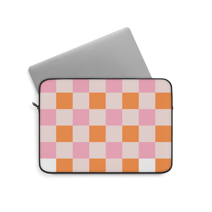Colorful Checker Laptop Sleeve | Stylish Computer Case