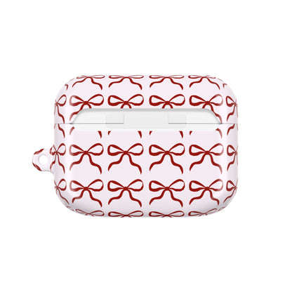 Cute Bow Pattern AirPod Case - Stylish & Protective Accessory