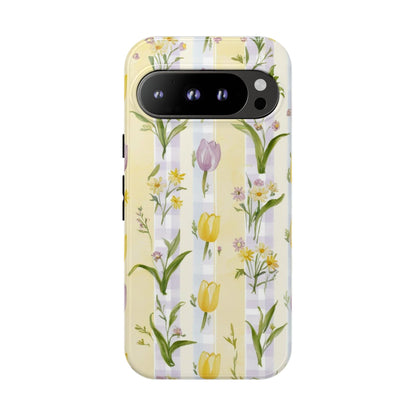 Floral Phone Case | Tough Cases for Nature Lovers, Spring Gift, Floral Design, Cute Phone Accessories, Customizable Phone Case