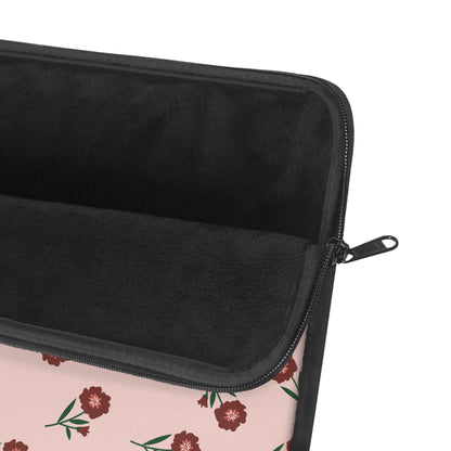 Crimson Bloom Laptop Sleeve