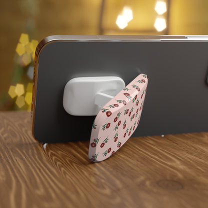 Crimson Bloom Phone Grip