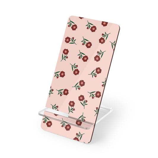 Crimson Bloom Smartphone Stand