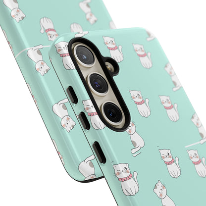 Cute Cat Pattern Phone Case for Cat Lovers
