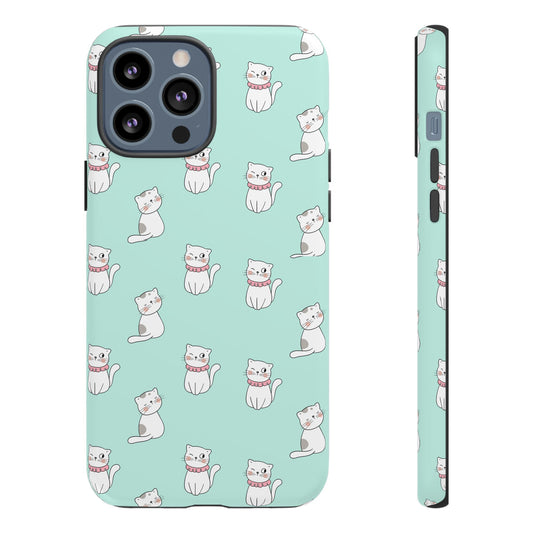 Cute Cat Pattern Phone Case for Cat Lovers