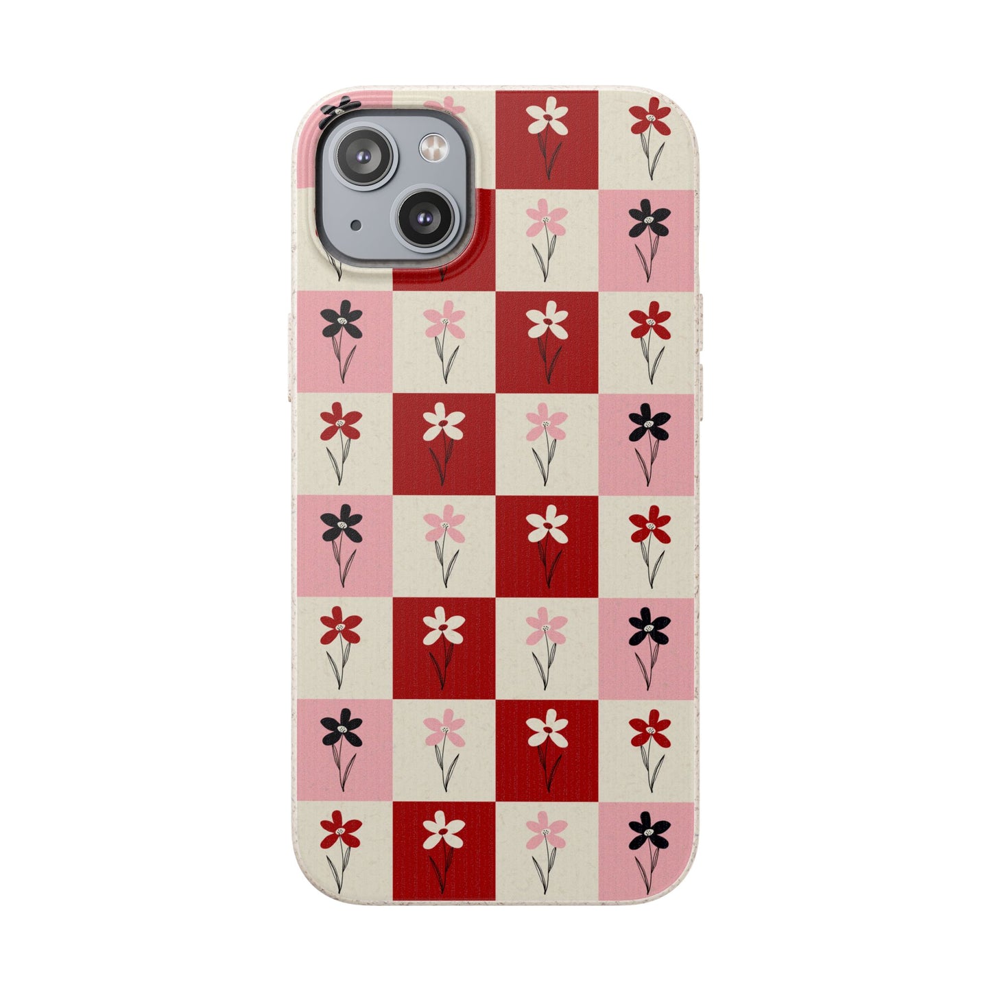 Pop Petal Plaid Eco-Friendly Phone Cases | Biodegradable | Sustainable