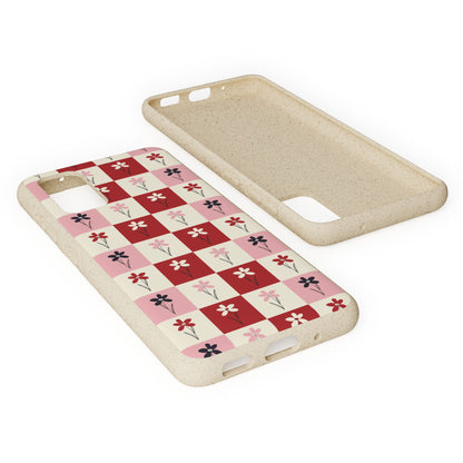 Pop Petal Plaid Eco-Friendly Phone Cases | Biodegradable | Sustainable