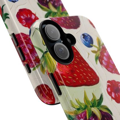 Berry Floral Phone Case - Tough Cases for Fruit Lovers