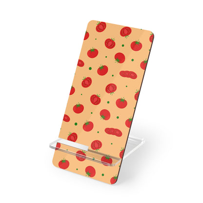 Tomato Pattern Mobile Display Stand - Desk Organizer