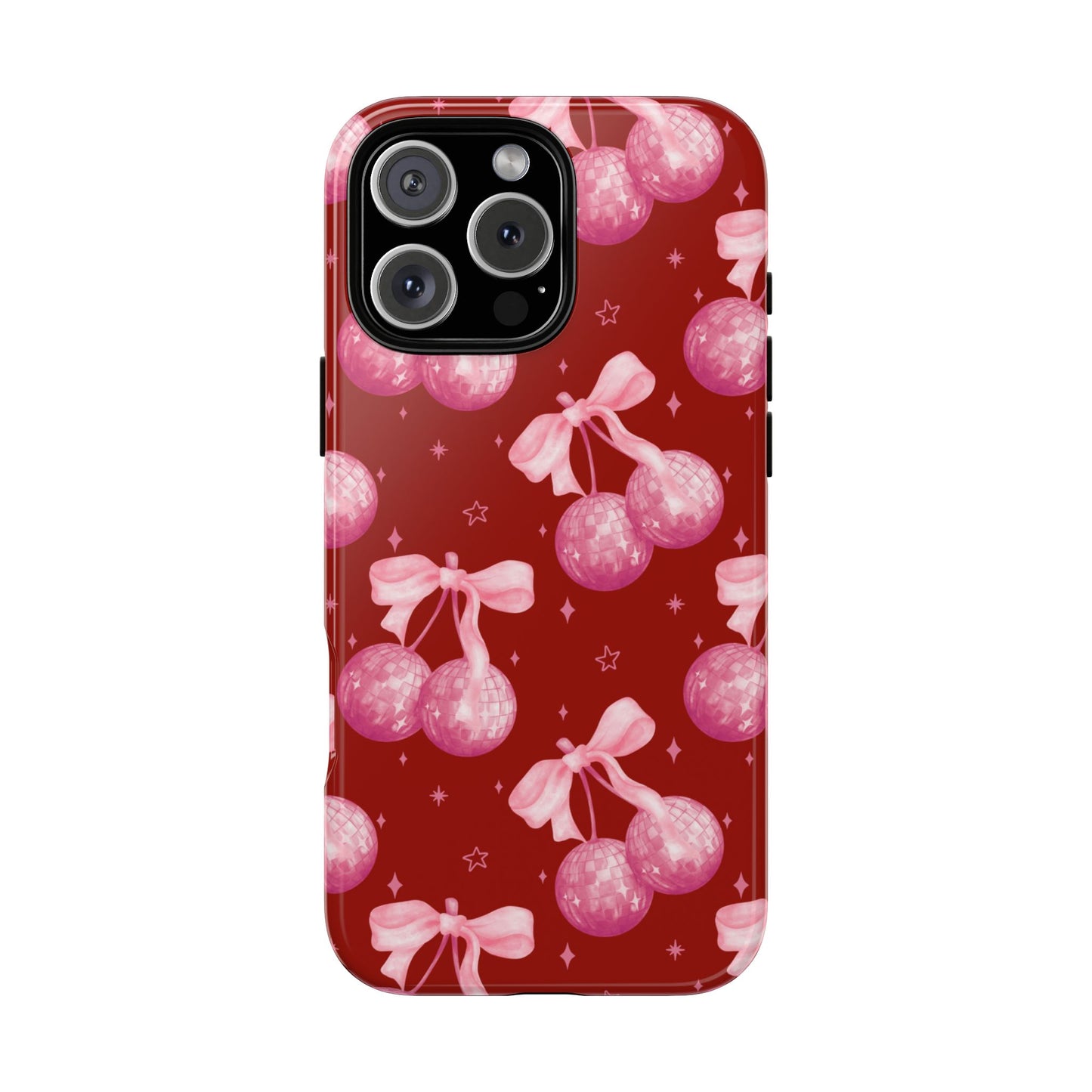 Festive Glitter Ball Phone Case - Holiday Cheer Design